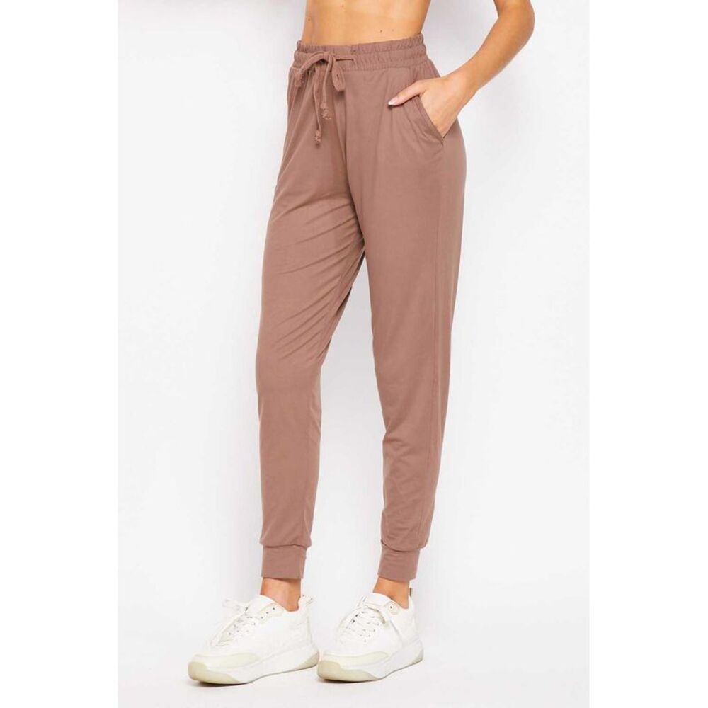 World of Leggings Buttery Smooth Basic Solid Plus Size Joggers - New Mix